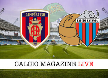 Campobasso Catania cronaca diretta live risultato tempo reale