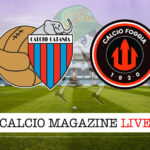 Catania Foggia cronaca diretta live risultato in tempo reale
