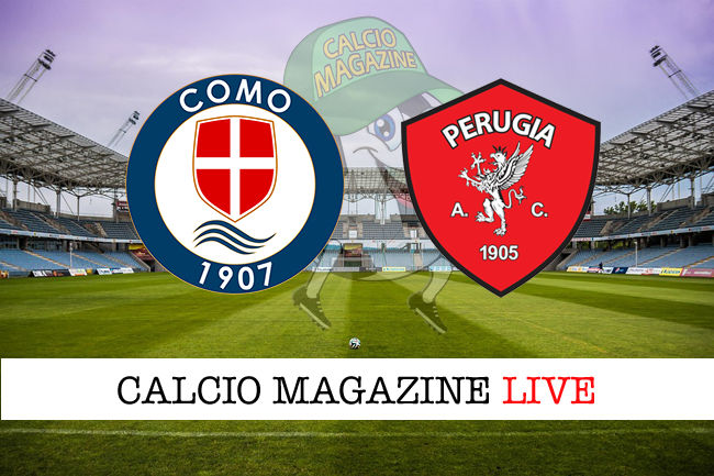 Como Perugia cronaca diretta live risultato tempo reale