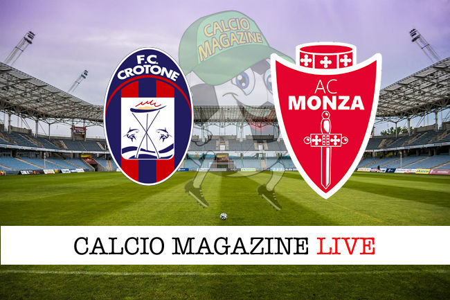 Crotone Monza cronaca diretta live risultato tempo reale