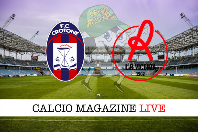 Crotone Vicenza cronaca diretta live risultato in tempo reale