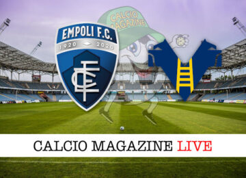 Empoli Hellas Verona cronaca diretta live risultato tempo reale