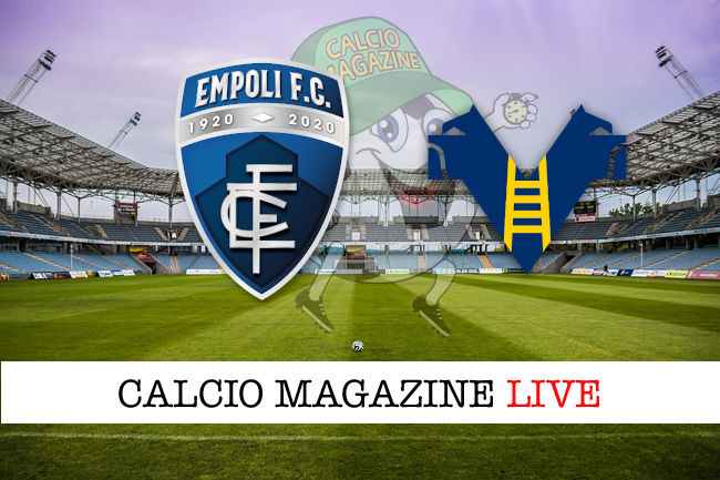 Empoli Hellas Verona cronaca diretta live risultato tempo reale