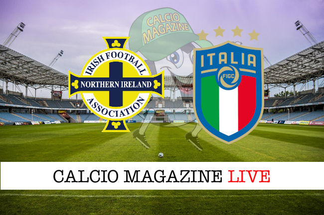 Irlanda del Nord Italia cronaca diretta live risultato tempo reale