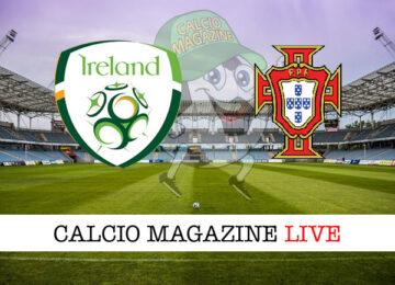Irlanda Portogallo cronaca diretta live risultato tempo reale