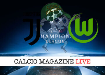 Juventus Wolfsburg cronaca diretta live risultato tempo reale