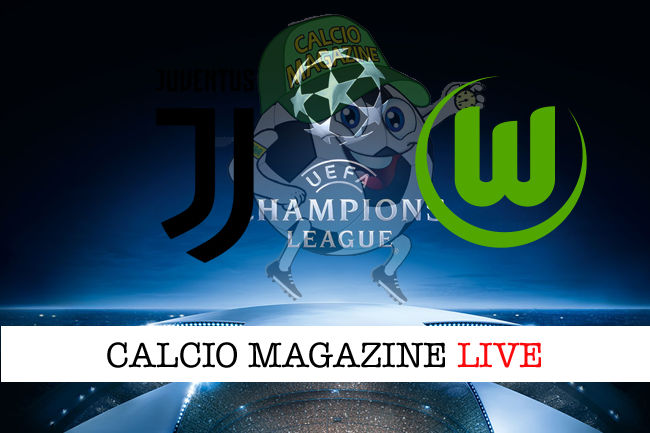 Juventus Wolfsburg cronaca diretta live risultato tempo reale