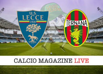 Lecce Ternana cronaca diretta live risultato in tempo reale