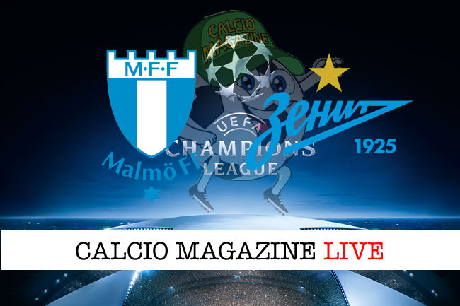 Malmo Zenit cronaca diretta live risultato in tempo reale