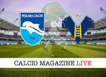 Pescara Hellas Verona cronaca diretta live risultato tempo reale