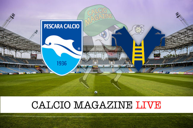 Pescara Hellas Verona cronaca diretta live risultato tempo reale