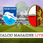 Pescara Lucchese cronaca diretta live risultato in tempo reale