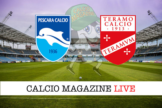 Pescara Teramo cronaca diretta live risultato tempo reale