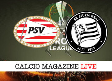 PSV Sturm Graz cronaca diretta live risultato in tempo reale