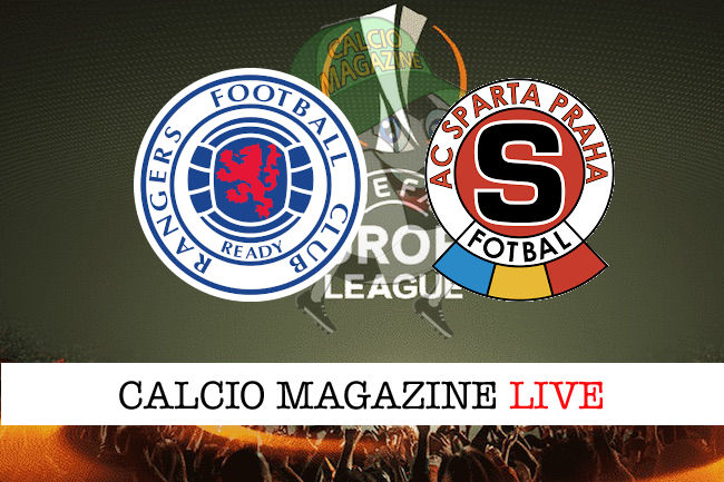 Rangers Sparta Praga cronaca diretta live risultato in tempo reale