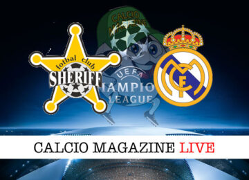 Sheriff Tiraspol Real Madrid cronaca diretta live risultato in tempo reale