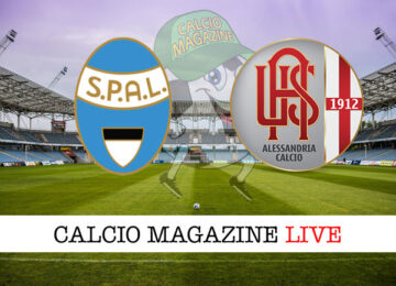 SPAL Alessandria cronaca diretta live risultato tempo reale