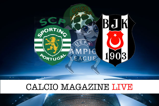 Sporting Lisbona Besiktas cronaca diretta live risultato in tempo reale