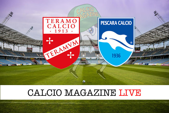 Teramo Pescara cronaca diretta live risultato in tempo reale