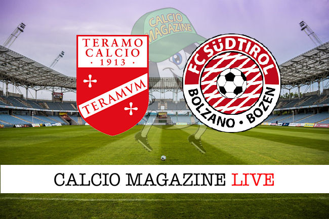 Teramo Sudtirol cronaca diretta live risultato in tempo reale