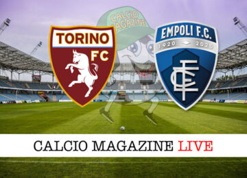 Torino Empoli cronaca diretta live risultato in tempo reale