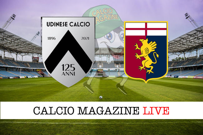 Udinese Genoa cronaca diretta live risultato in tempo reale