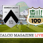 Udinese Sassuolo cronaca diretta live risultato tempo reale