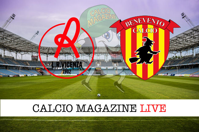 Vicenza Benevento cronaca diretta live risultato in tempo reale