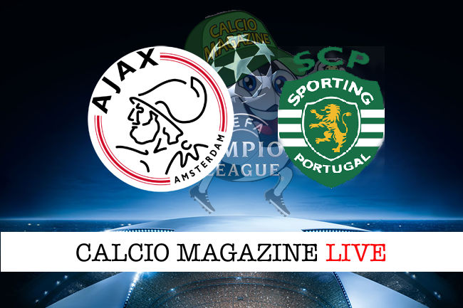 Ajax Sporting Lisbona cronaca diretta live risultato in tempo reale