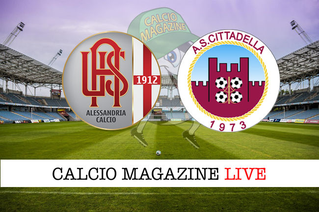 Alessandria Cittadella cronaca diretta live risultato in tempo reale