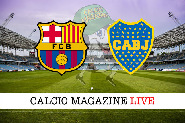 Barcellona Boca Juniors cronaca diretta live risultato in tempo reale