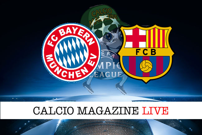 Bayern Monaco Barcellona cronaca diretta live risultato in tempo reale