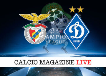 Benfica Dinamo Kiev cronaca diretta live risultato in tempo reale