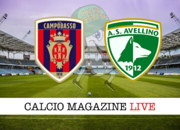 Campobasso Avellino cronaca diretta live risultato in tempo reale