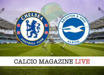 Chelsea Brighton cronaca diretta live risultato in tempo reale