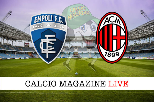 Empoli Milan cronaca diretta live risultato in tempo reale