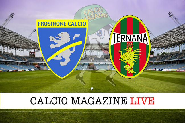 Frosinone Ternana cronaca diretta live risultato in tempo reale