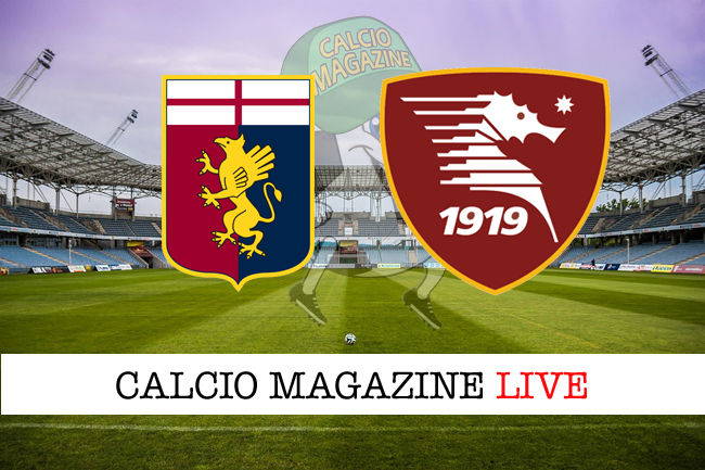 Genoa Salernitana cronaca diretta live risultato in tempo reale