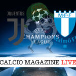 Juventus Malmoe cronaca diretta live risultato in tempo reale