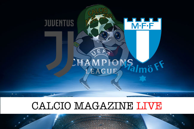 Juventus Malmoe cronaca diretta live risultato in tempo reale