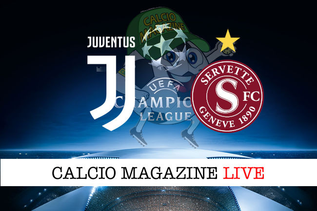 Juventus Servette cronaca diretta live risultato in tempo reale