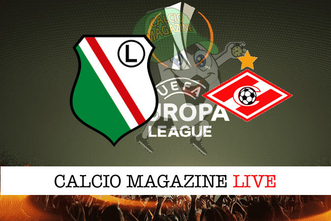 Legia Varsavia Spartak Mosca cronaca diretta live risultato in tempo reale