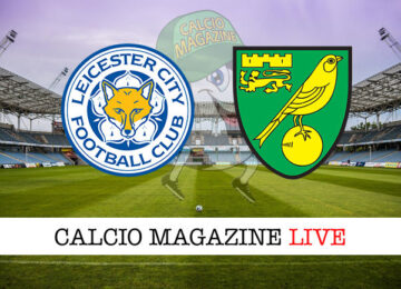 Leicester Norwich cronaca diretta live risultato in tempo reale