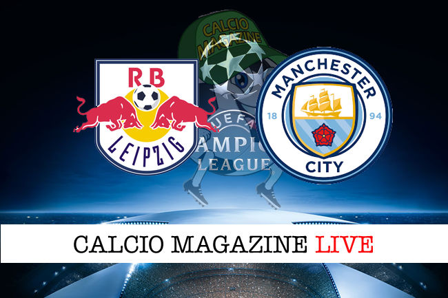 Lipsia Machester City cronaca diretta live risultato in tempo reale