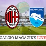 Milan Pescara cronaca diretta live risultato in tempo reale