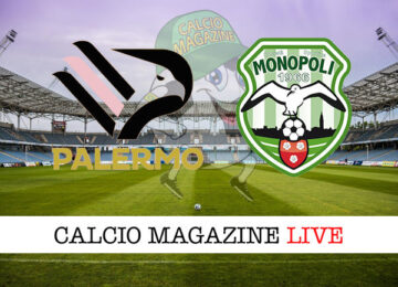 Palermo Monopoli cronaca diretta live risultato in tempo reale