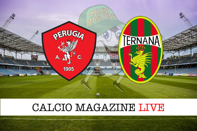 Perugia Ternana cronaca diretta live risultato in tempo reale