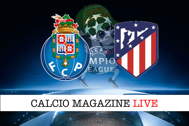 Porto Atletico Madrid cronaca diretta live risultato in tempo reale