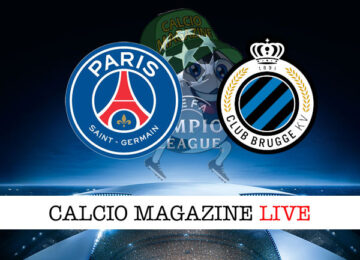 PSG Club Brugge cronaca diretta live risultato in tempo reale