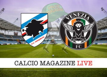 Sampdoria Venezia cronaca diretta live risultato in tempo reale